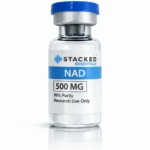 NAD 500 MG research compound vial for laboratory investigation