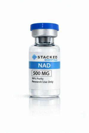 NAD 500 MG research compound vial for laboratory investigation