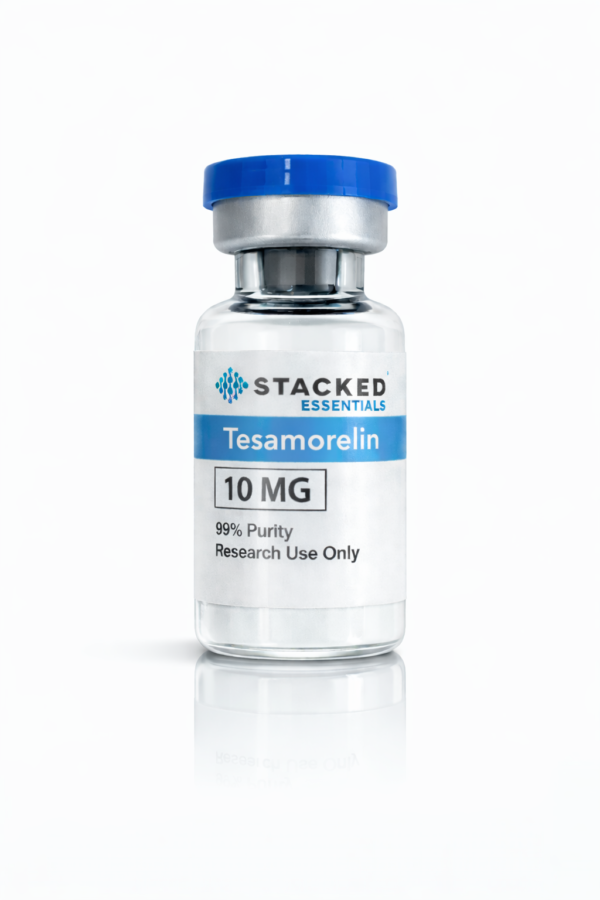 Tesamorelin 10 MG research peptide vial laboratory use only